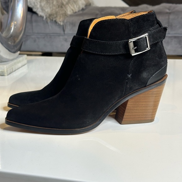 Rag and Bone Ramone Black Suede Boot - Picture 4 of 10